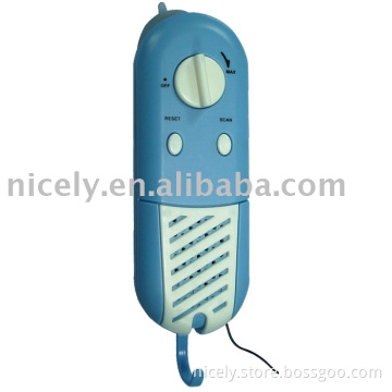 FM waterproof radio with speaker and hook